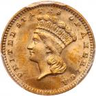 1889 $1 Gold Indian PCGS MS67