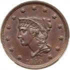 1840 N-3 R1 Small Date PCGS graded MS64 Brown, CAC Approved