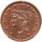 1840 N-12 R1 Small Date PCGS graded MS64 Brown, CAC Approved