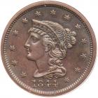 1844 N-4 R2 PCGS graded MS62 Brown