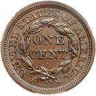 1846 N-14 R3 Tall Date, Repunched 1 PCGS graded MS62 Brown, CAC Approved - 2