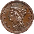 1846 N-16 R5- Tall Date PCGS graded MS63 Brown