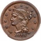 1846 N-19 R4 Small Date PCGS graded MS63 Brown