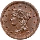 1846 N-20 R3 Small Date PCGS graded MS64 Brown, CAC Approved