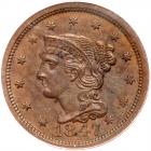 1847 N-12 R3 Repunched 8 PCGS graded MS63 Brown