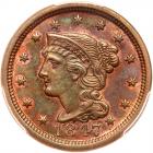 1847 N-29 R3- PCGS graded MS63 Red & Brown