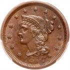 1847 N-30 R4+ Repunched 1 PCGS graded MS62 Brown