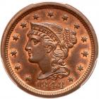 1848 N-31 R3 PCGS graded MS65 Red & Brown, CAC Approved