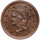 1849 N-1/15 R4- PCGS graded MS62 Brown