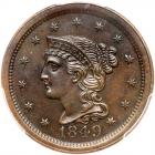 1849 N-4 R1 PCGS graded MS64 Brown