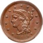 1849 N-24 R3- PCGS graded MS63 Brown, CAC Approved