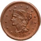 1850 N-7 R1 PCGS graded MS64 Brown, CAC Approved