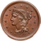 1850 N-9 R2 PCGS graded MS65 Brown, CAC Approved