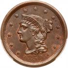 1850 N-12 R1 PCGS graded MS64 Brown, CAC Approved