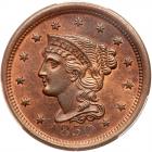 1850 N-15 R1 PCGS graded MS65 Red & Brown, CAC Approved