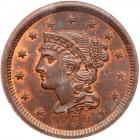 1850 N-19/16 R1 PCGS graded MS65 Red & Brown, CAC Approved