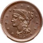 1851 N-7 R1 PCGS graded MS63 Brown, CAC Approved