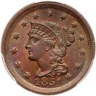 1851 N-33 R4 First 1 Repunched PCGS graded MS63 Brown, CAC Approved