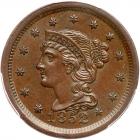 1852 N-6 R2 PCGS graded AU58+, CAC Approved