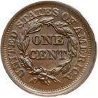 1852 N-7 R1 Repunched Date PCGS graded MS62 Brown - 2