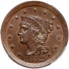 1852 N-16 R1 PCGS graded MS64 Brown, CAC Approved