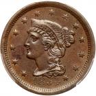 1854 N-2 R1 PCGS graded MS62 Brown