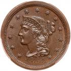 1854 N-8 R1 PCGS graded MS64 Brown, CAC Approved
