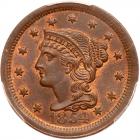 1854 N-10 R2 PCGS graded MS65 Red & Brown, CAC Approved