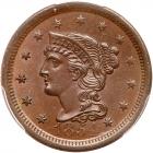 1854 N-27 R3- PCGS graded MS64 Brown, CAC Approved