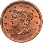 1856 N-8 R4- Upright 5 PCGS graded MS65 Red & Brown, CAC Approved