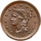 1856 N-10 R1 Upright 5 PCGS graded MS65 Brown, CAC Approved