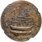 1779 Rhode Island Token Breen-1139, Whitman-1730 NGC XF Details, Bent, Environme - 2