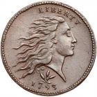 1793 S-9 Wreath Cent Electrotype Copy EF40