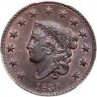 1830 N-3 R3 Large Letters PCGS graded MS64 Brown