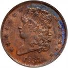 1834 C-1 R1 NGC graded MS62 Brown