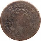 1798 S-156 R5+ Small 8, Style I Hair, Reverse of 1796 AG3+ - 2