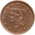 1842 N-1 R3 Small Date ANACS graded AU53