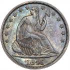 1846 Liberty Seated 50C. Tall Date