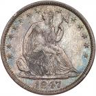 1847-O Liberty Seated 50C