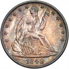 1849-O Liberty Seated 50C PCGS AU53