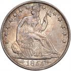 1855-O Liberty Seated 50C. Arrows PCGS EF45