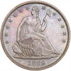 1869 Liberty Seated 50C