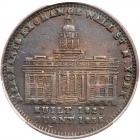 1837 New York Token. Merchant's Exchange. HT-293, Rarity 1 PCGS AU50