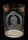 A McKinley Presidential Campaign commemorative glass