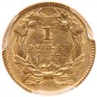 1855 $1 Gold Indian PCGS AU55 - 2