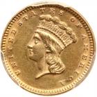 1873 $1 Gold Indian. Open 3