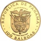 Panama. 100 Balboas, 1980 Choice Brilliant Proof - 2