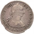 Mexico. 4 Reales, 1790-Mo FM NGC VG8 NGC VG8