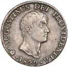 Mexico. 8 Reales, 1822-Mo JM NGC VF35