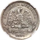 Mexico. 50 Centavos, 1884-Mo M NGC About Unc - 2